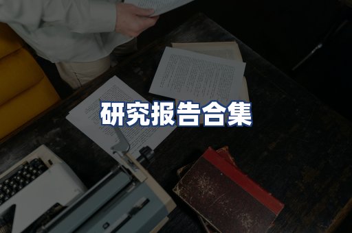 研究报告合集